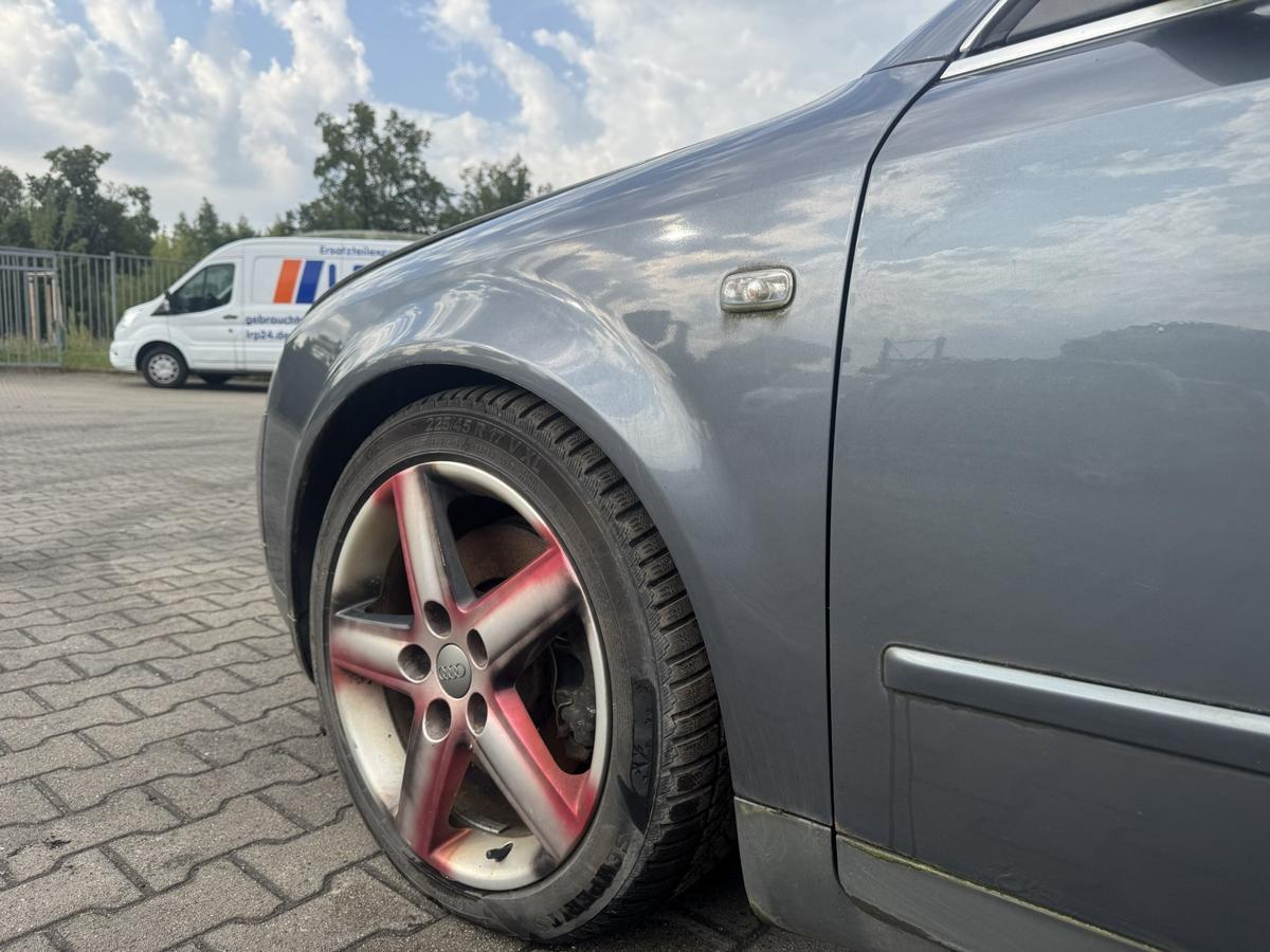 Audi A4 8E original Kotfl&uuml;gel vorn links LX7Z Delfingrau Metallic Bj.2002
